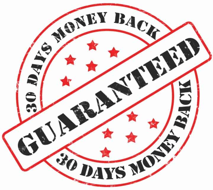 30 day money back guarantee logo
