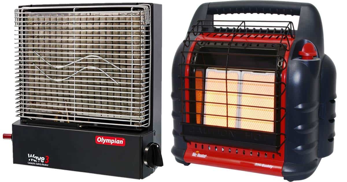 Propane Heater Indoor Portable Gas Radiant Automatic Shutoff Home Space System